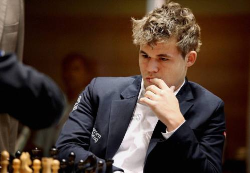 Magnus Carlsen at FIDE World Chess Championship